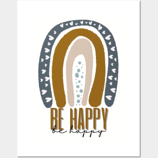 Be Happy Posters and Art